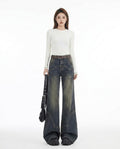 Heidi-Outlet - Lavar | High-Waisted Wide-Leg Pants Women