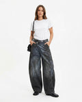 Heidi-Outlet - Nitor | Wide-Leg Washed Pants Women