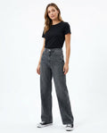 Heidi-Outlet - Alkar | High-Waisted Wide-Leg Pants Women