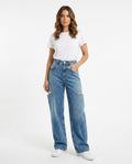 Heidi-Outlet - Sarel | Wide-Leg Ripped Pants Women