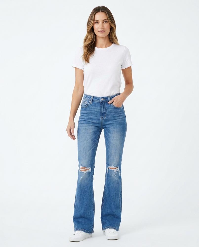 Heidi-Outlet - Ellen | High-Waisted Flared Pants Women