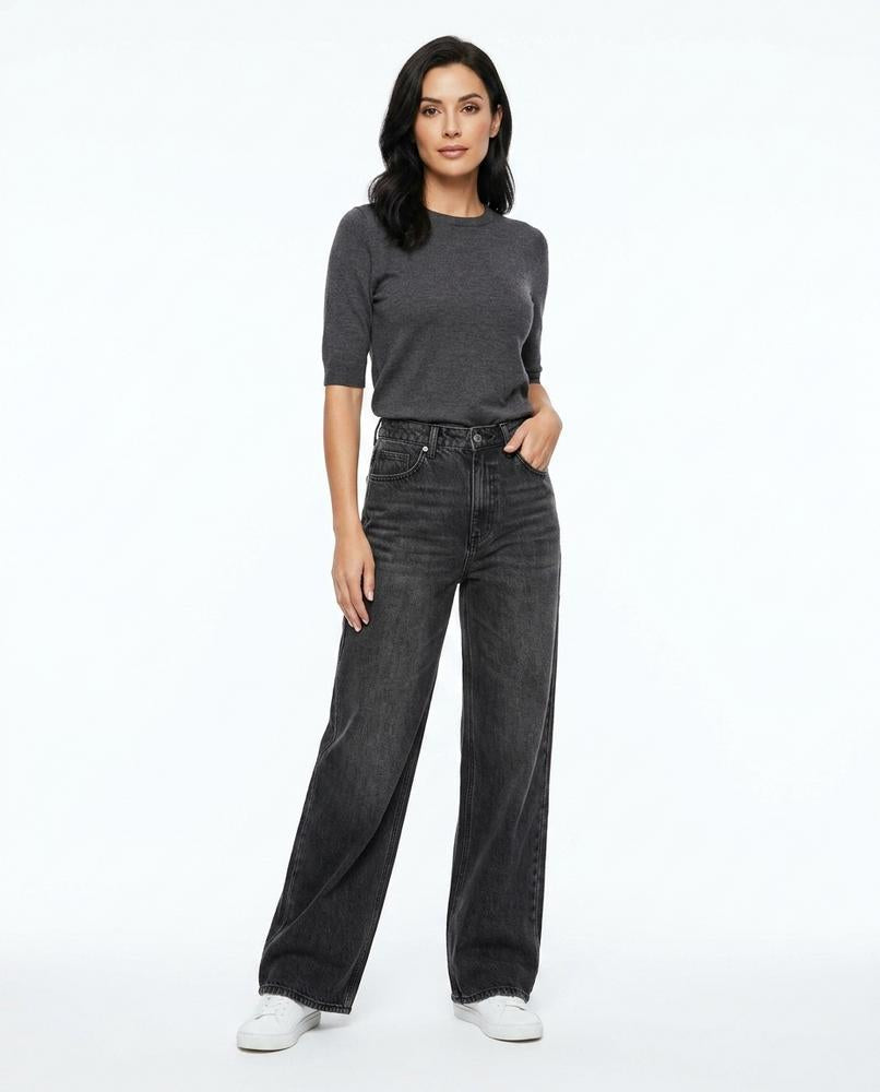 Heidi-Outlet - Lenor | High-Waisted Wide-Leg Pants Women