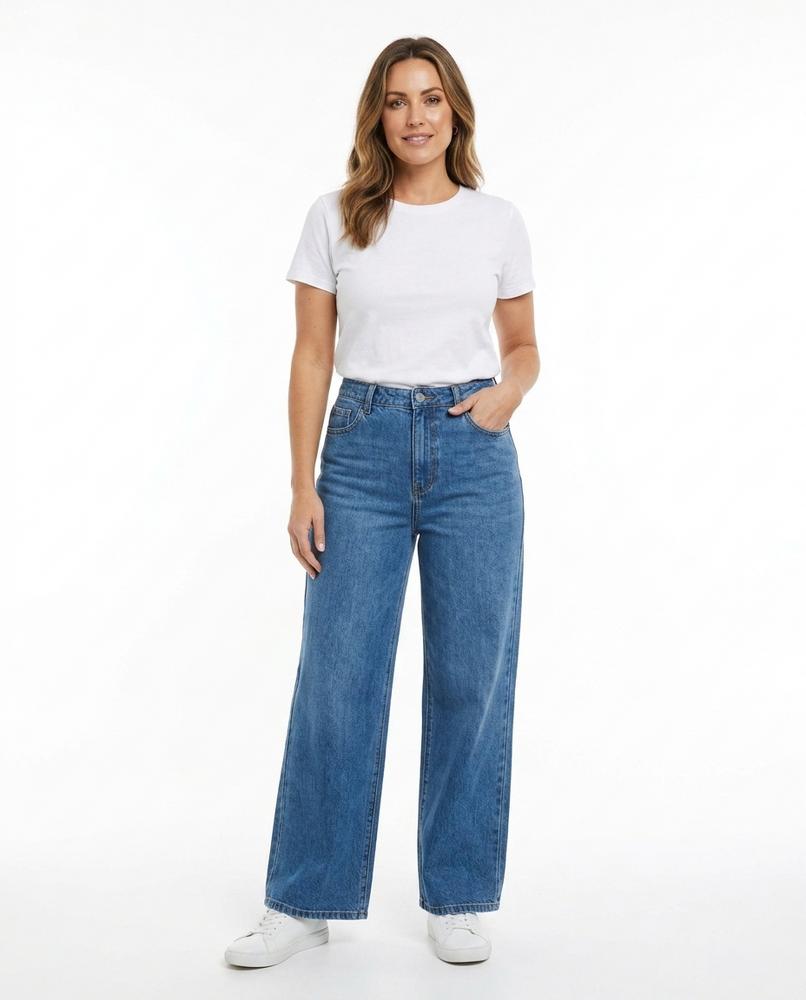 Heidi-Outlet - Lenor | High-Waisted Wide-Leg Pants Women