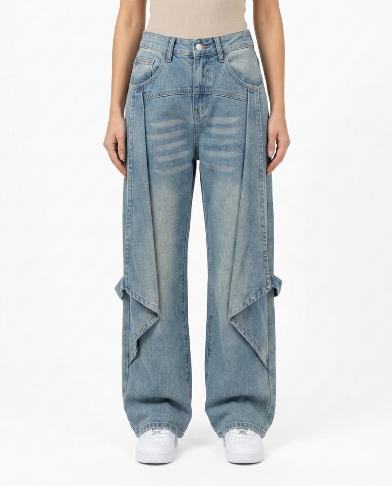 Heidi-Outlet - Arhal | Wide-Leg Draped Pants Women