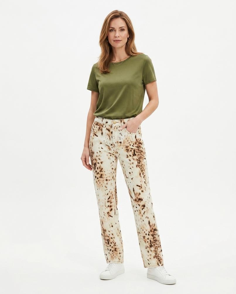 Heidi-Outlet - Elrel | Straight-Cut Printed Pants Women