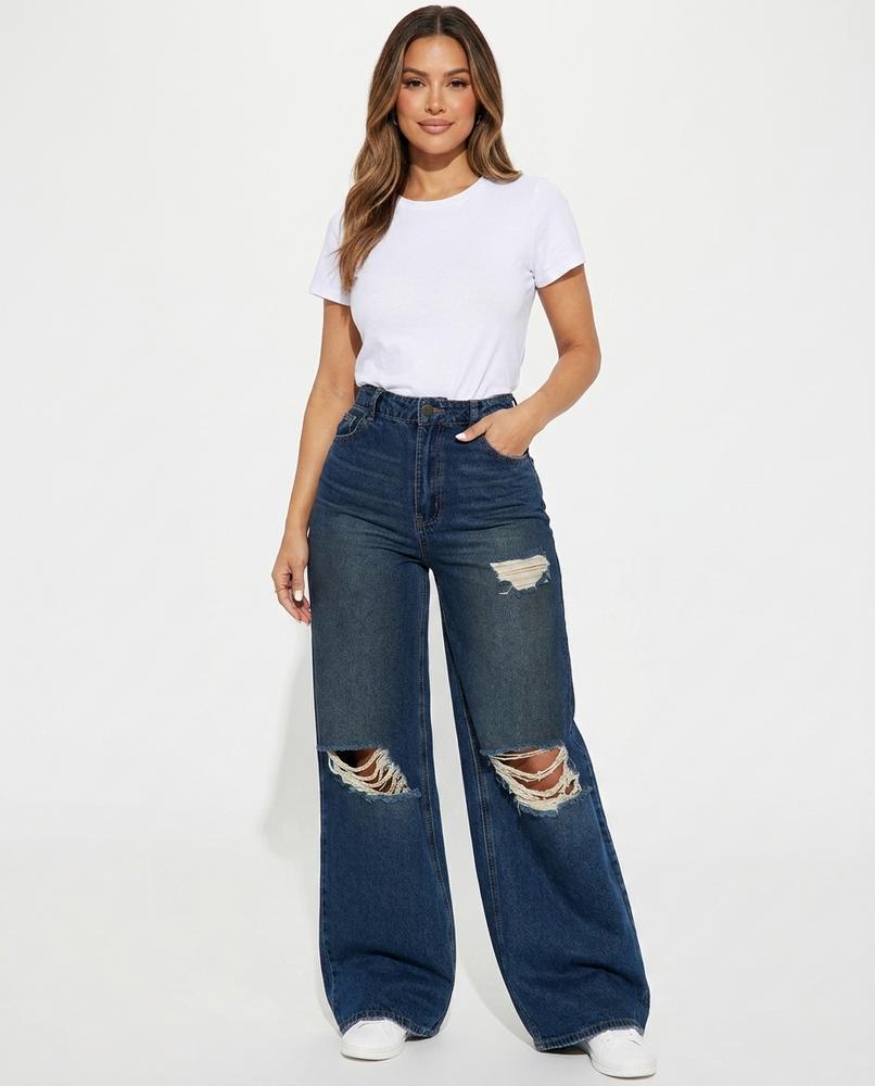Heidi-Outlet - Nimar | High-Waisted Wide-Leg Pants Women
