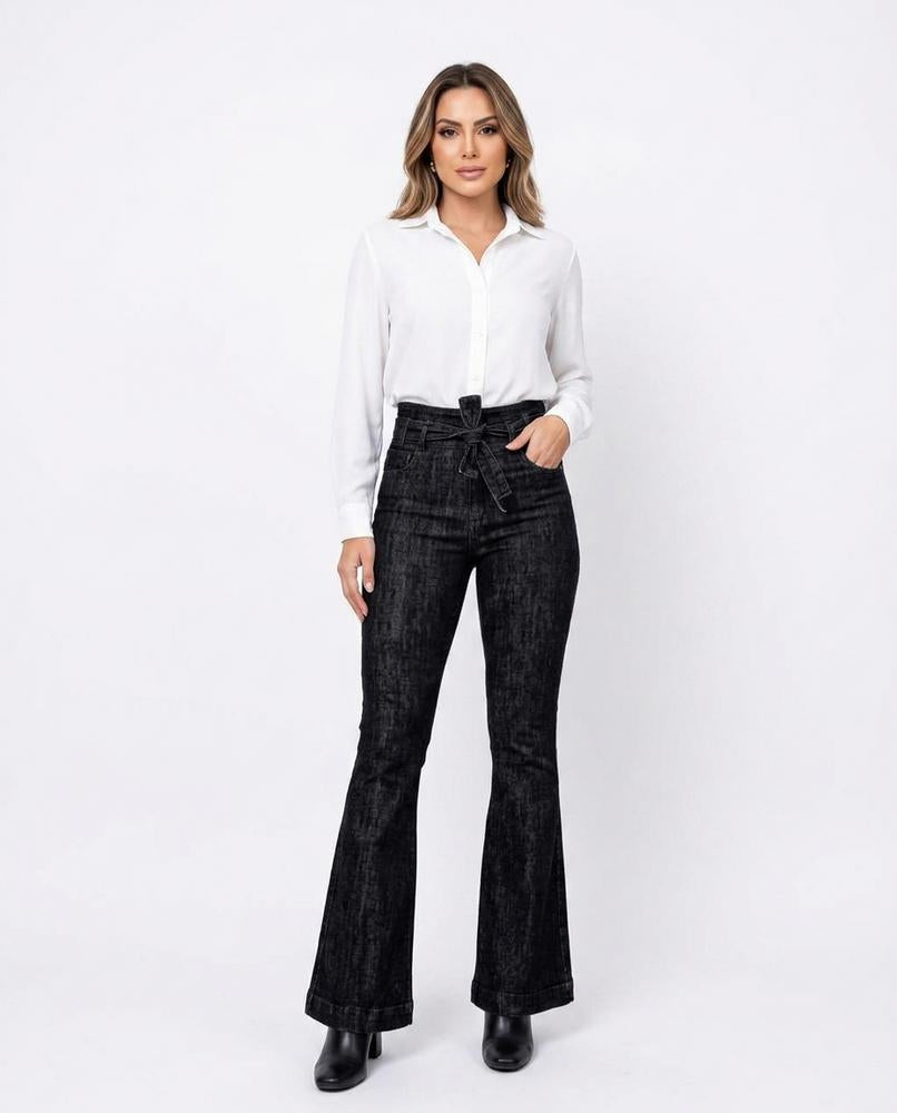 Heidi-Outlet - Vedar | High-Waist Flared Pants Women