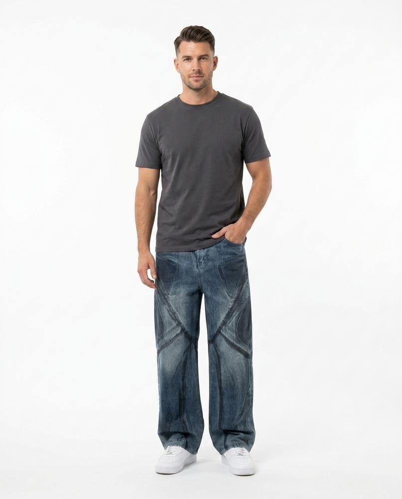 Heidi-Outlet - Damor | Wide-Leg Structured Pants Men