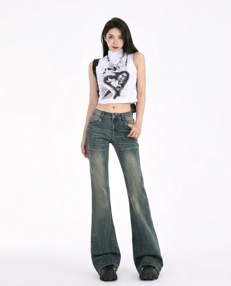 Heidi-Outlet - Veren | Washed Flared-Leg Pants Women
