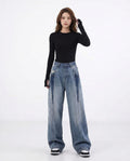 Heidi-Outlet - Arsol | Wide-Leg Two-Tone Pants Women