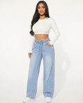 Heidi-Outlet - Nevel | Wide-Leg Drawstring-Waist Pants Women