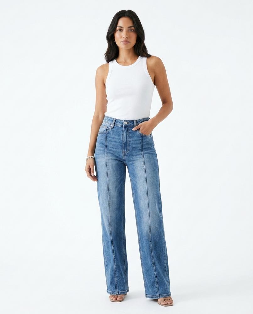 Heidi-Outlet - Lator | High-Waisted Wide-Leg Pants Women
