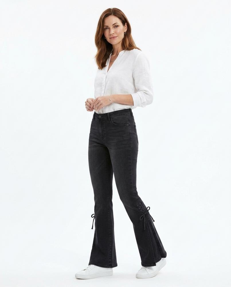 Heidi-Outlet - Vatir | Flared Lace-Up Pants Women