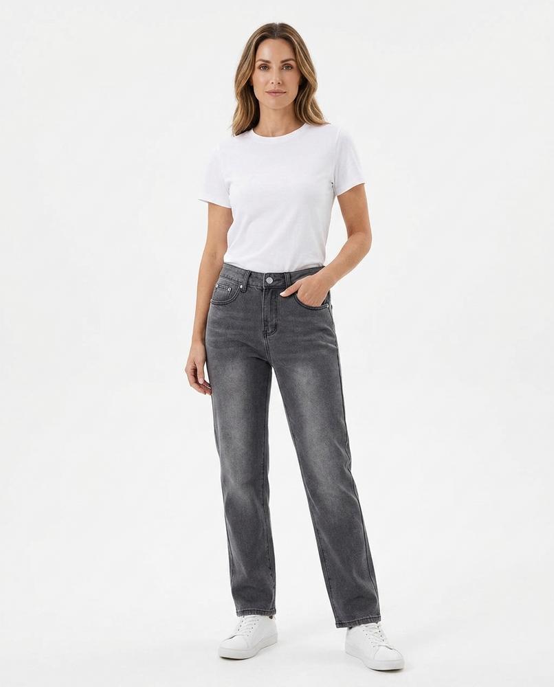 Heidi-Outlet - Taver | Straight-Leg Washed Pants Women