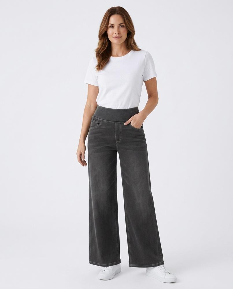 Heidi-Outlet - Zeron | Wide-Leg High-Waist Pants Women
