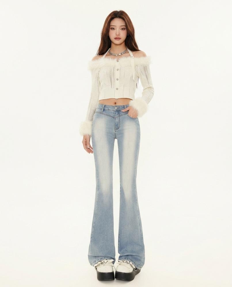 Heidi-Outlet - Loren | Flared High-Waist Pants Women