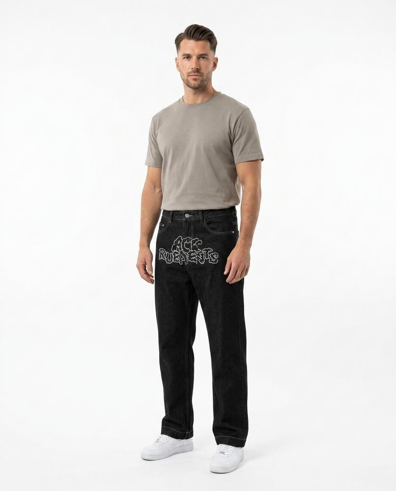 Heidi-Outlet - Tanal | Printed Straight-Leg Pants Men