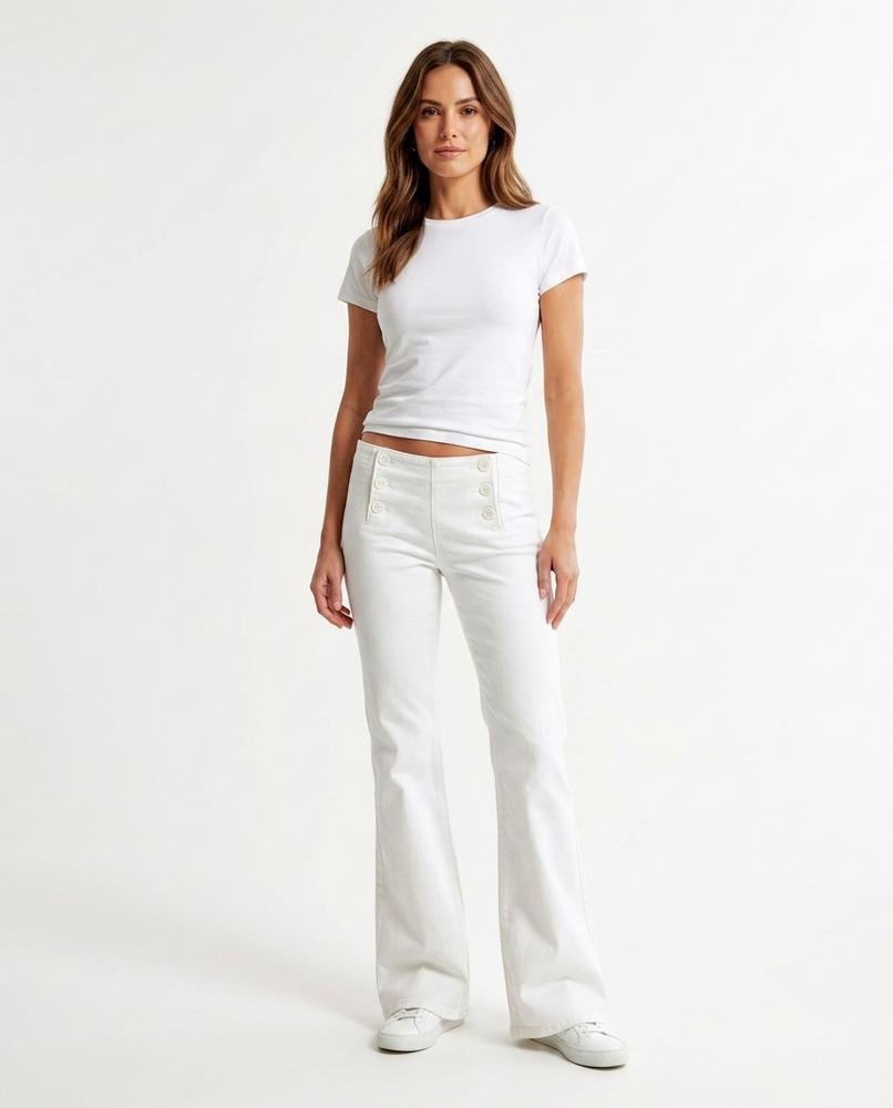 Heidi-Outlet - Coran | Flared Button-Detail Pants Women