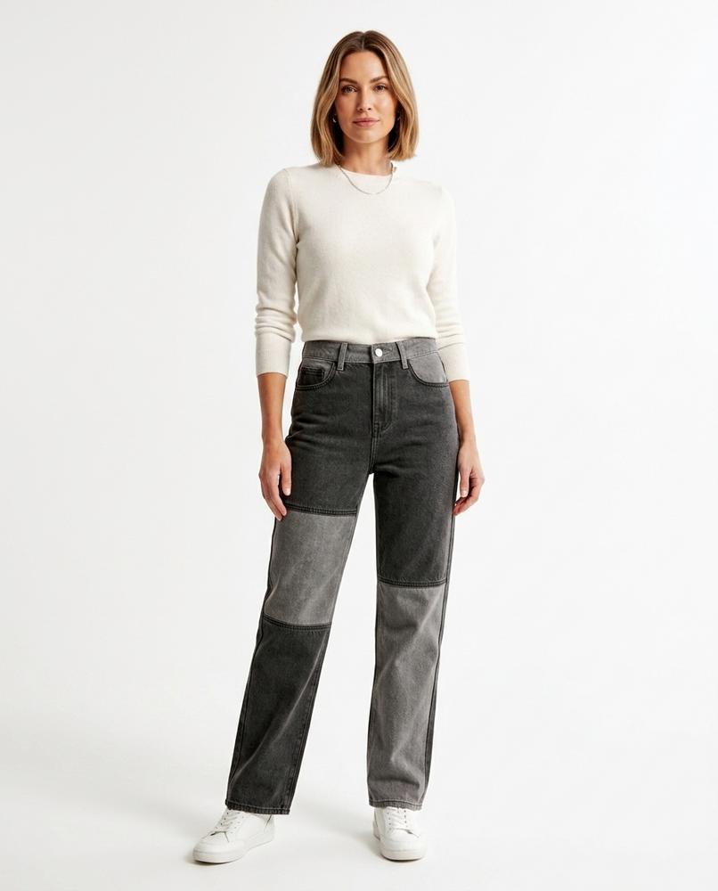 Heidi-Outlet - Makar | High-Waisted Patchwork Pants Women