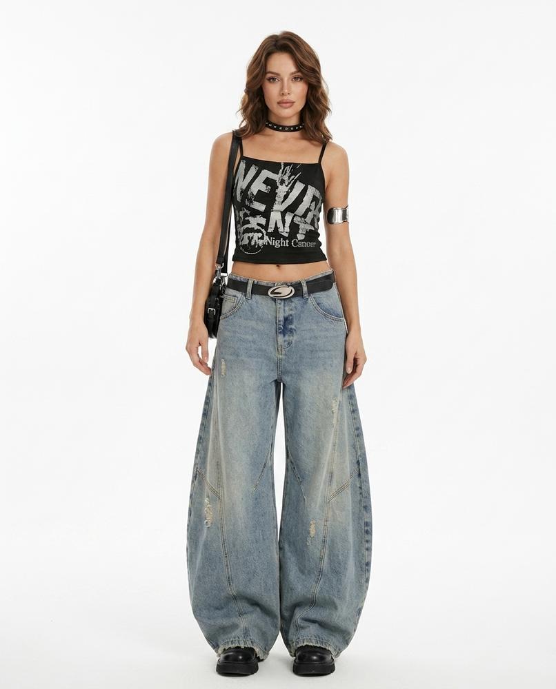 Heidi-Outlet - Vilom | Wide-Leg Washed Pants Women