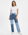 Heidi-Outlet - Valar | Patchwork High-Waist Pants Women