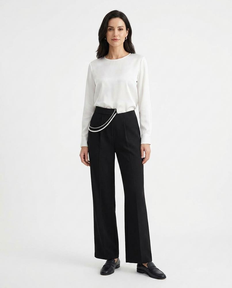 Heidi-Outlet - Rimir | High-Waist Wide-Leg Pants Women