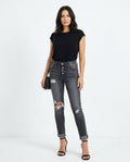 Heidi-Outlet - Rolar | High-Waisted Distressed Pants Women