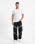 Heidi-Outlet - Ramel | Wide-Leg Distressed Pants Men