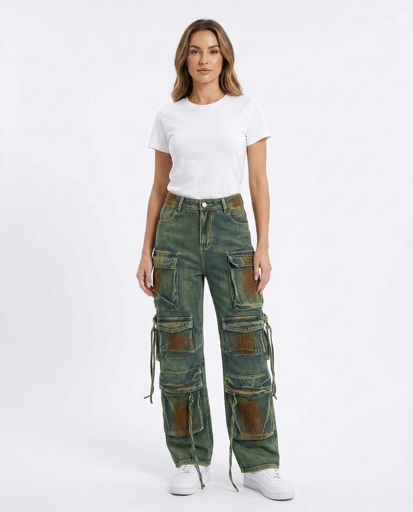 Heidi-Outlet - Nodar | Cargo Gradient-Wash Pants Women