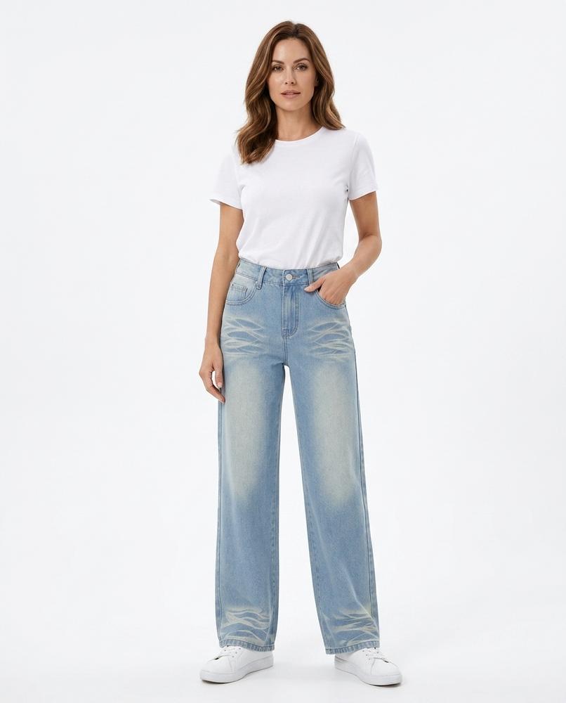 Heidi-Outlet - Lyran | Wide-Leg Washed Pants Women