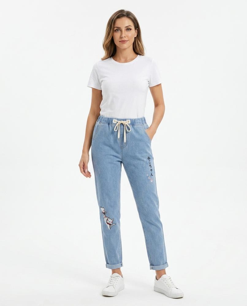 Heidi-Outlet - Rolan | Embroidered Straight-Leg Pants Women