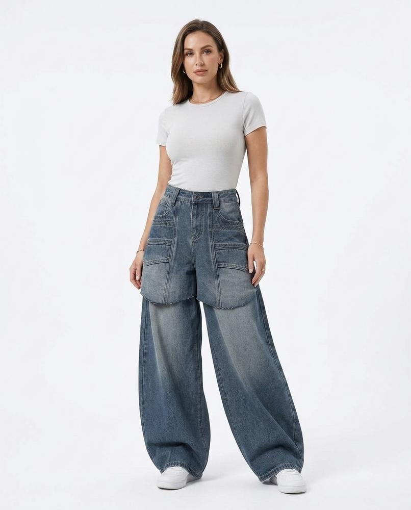 Heidi-Outlet - Colen | Wide-Leg Washed Pants Women