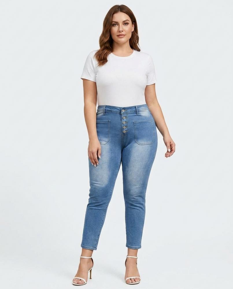 Heidi-Outlet - Midan | High-Waist Button-Fly Pants Women