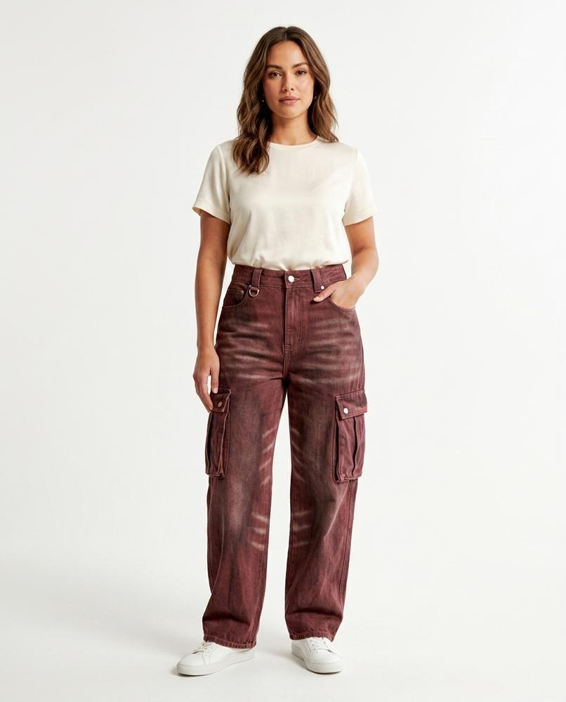 Heidi-Outlet - Lahal | Washed-Out Wide-Leg Pants Women