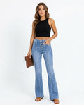 Heidi-Outlet - Nilan | High-Waist Flared Pants Women