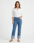 Heidi-Outlet - Daken | Straight-Leg Cuffed Pants Women