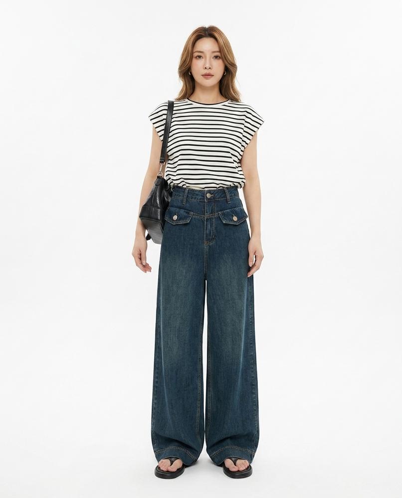 Heidi-Outlet - Keran | Wide-Leg High-Waist Pants Women