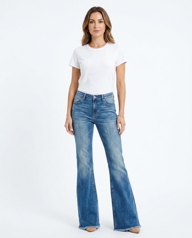 Heidi-Outlet - Zesan | Flared Denim Pants Women