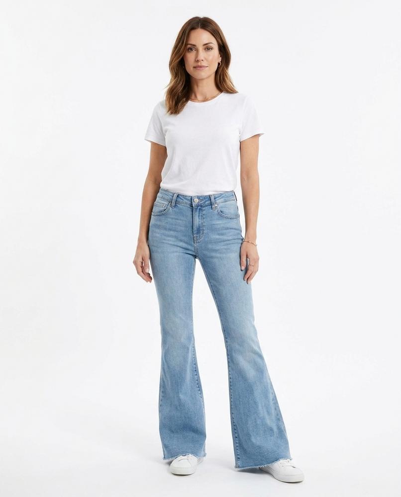 Heidi-Outlet - Zesan | Flared Denim Pants Women