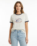 Heidi-Outlet - Tilin | Printed Ringer T-Shirt Women