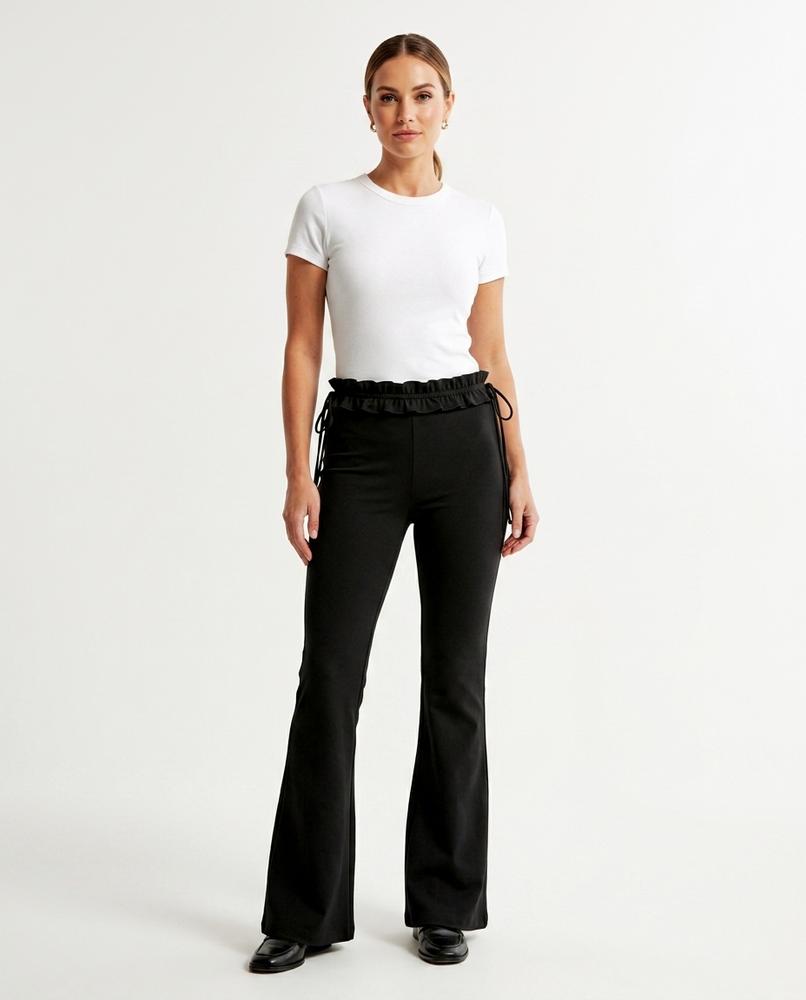 Heidi-Outlet - Ellar | Flared Ruffled Pants Women