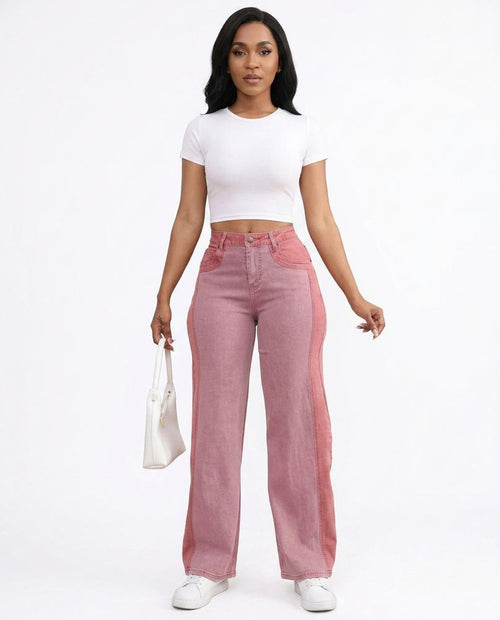 Heidi-Outlet - Codar | Two-Tone Wide-Leg Pants Women