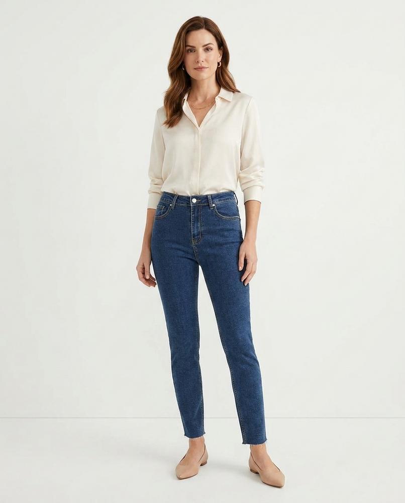 Heidi-Outlet - Tisol | High-Waisted Slim Fit Pants Women