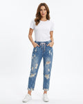 Heidi-Outlet - Masan | Distressed Drawstring Pants Women