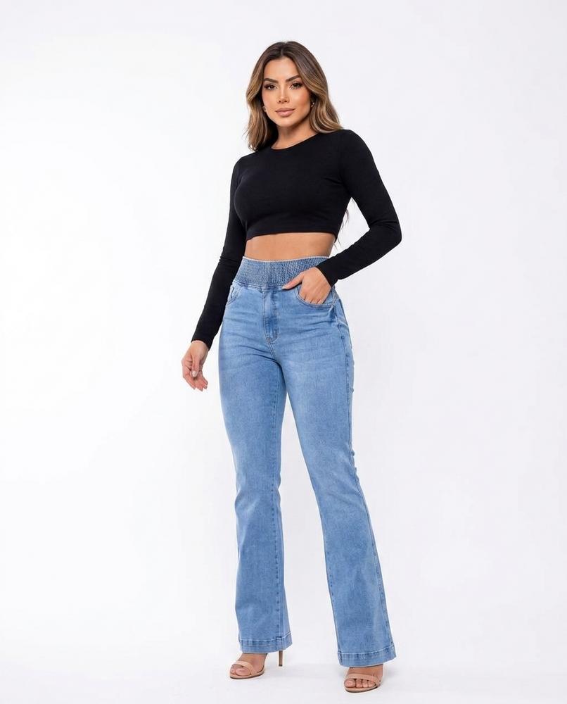 Heidi-Outlet - Kaser | High-Waisted Flared Pants Women