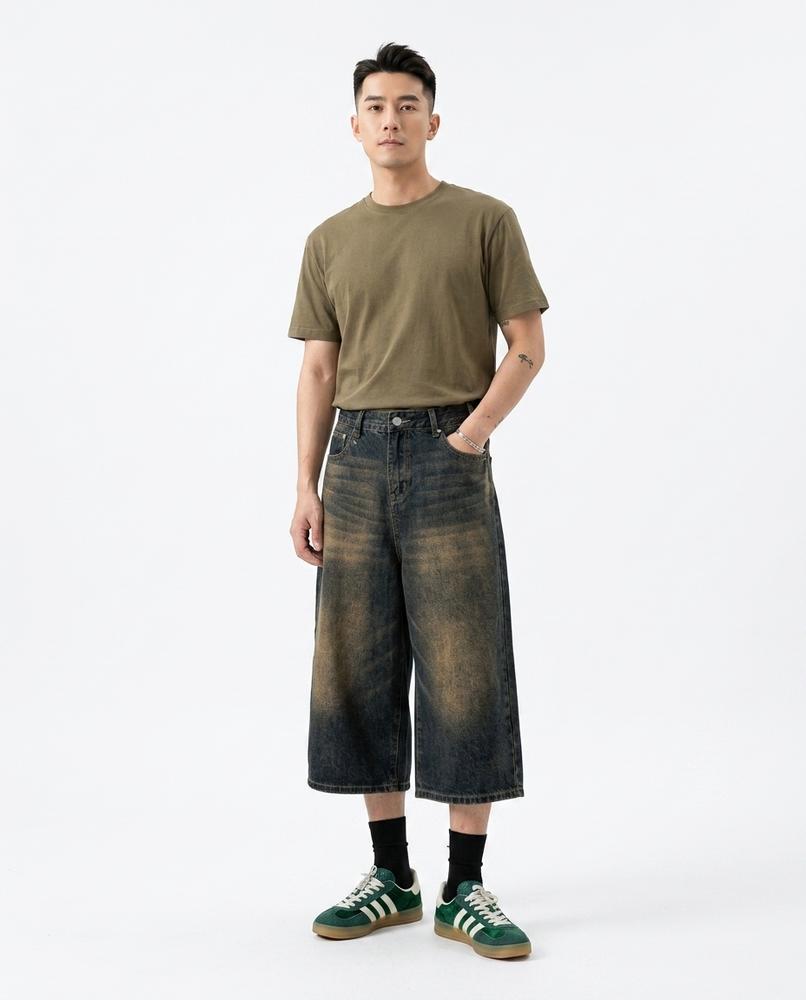 Heidi-Outlet - Danal | Washed Wide-Leg Pants Men