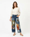 Heidi-Outlet - Zamar | Patchwork Embroidered Pants Women
