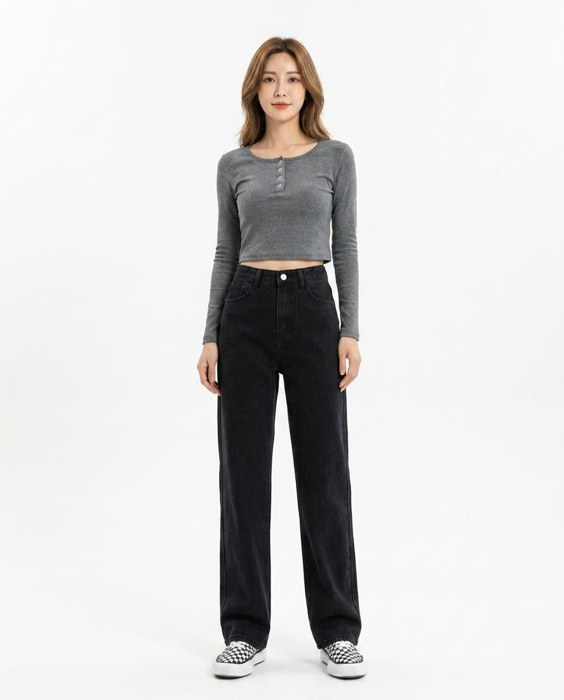 Heidi-Outlet - Vihal | High-Waisted Wide-Leg Pants Women