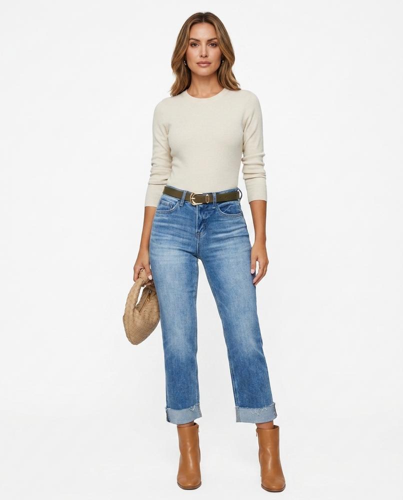 Heidi-Outlet - Ketal | Cropped Straight-Leg Pants Women